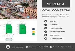 Foto de inmueble en av Hidalgo #40, Col. San Juan C.P. 55600, Zumpango