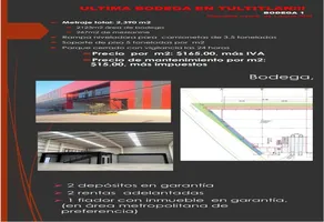 Foto de inmueble en Avenida Hidalgo #120, Col. Santiaguito C.P. 54900, Tultitlán