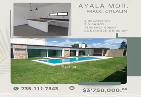 Foto de inmueble en Sin nombre de calle #12, Col. Citlalin C.P. 62715, Ayala