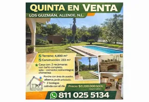 Foto de inmueble en Sin nombre de calle, Col. Los Guzmán C.P. 67370, Allende