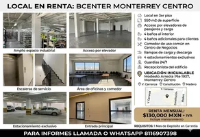 Foto de inmueble en Modesto Arreola #1937, Col. Monterrey Centro C.P. 64000, Monterrey