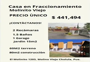 Foto de inmueble en AV. EL MOLINITO, Col. Emiliano Zapata C.P. 72824, San Andrés Cholula