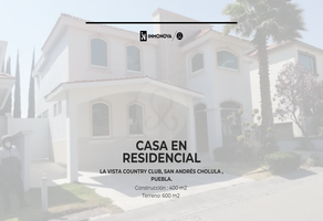 Foto de inmueble en Fraccionamiento La Vista Contry Club, Col. La Vista Contry Club C.P. 72830, San Andrés Cholula