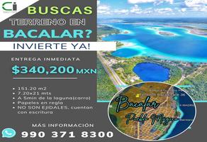 Foto de inmueble en Calle 36 Entre Avenida 33 y 35,región 12, Manzana 71, Bacalar Quintana Roo, Col. Luis Donaldo Colosio C.P. 77935, Bacalar