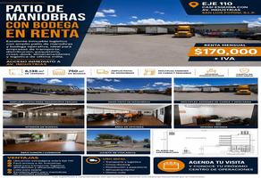 Foto de inmueble en Patio DE Maniobras CON Bodega EN Renta, Col. Industrias C.P. 78395, San Luis Potosí