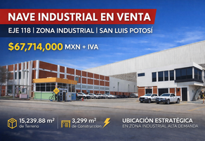 Foto de inmueble en Eje 118, Col. Zona Industrial C.P. 78395, San Luis Potosí