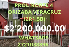 Foto de inmueble en NORTE 4 Entre Ote 35 y Ote 37 #Sn, Col. El Espinal C.P. 94330, Orizaba