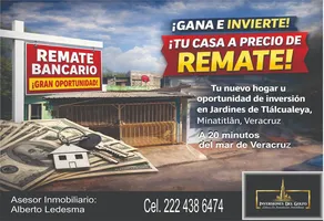 Foto de inmueble en RIO PAPALOAPAN #60, Col. Jardines de Tlalcualeya C.P. 96729, Minatitlán