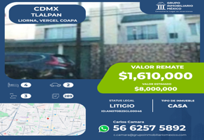 Foto de inmueble en C. Liorna, Coapa, Vergel Coapa, Tlalpan, 14300 Ciudad de México, CDMX, Col. Residencial Acoxpa C.P. 14300, Tlalpan