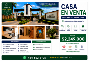 Foto de inmueble en 36766 Salamanca, Guanajuato, Col. Residencial Arboledas C.P. 36766, Salamanca