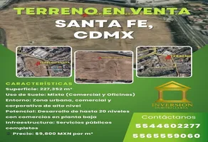 Foto de inmueble en Av. Carlos Lazo #*, Col. Contadero C.P. 05500, Cuajimalpa de Morelos