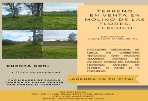 Foto de inmueble en A Texcoco, 56247 Méx., Col. San Nicolás Tlaminca C.P. 56247, Texcoco