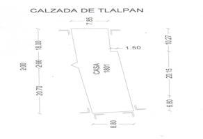 Foto de inmueble en Calzada de Tlalpan 1801 #1801, Col. San Mateo C.P. 04120, Coyoacán