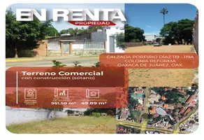 Foto de inmueble en Calzada Porfirio Díaz #119, Col. Reforma C.P. 68050, Oaxaca de Juárez