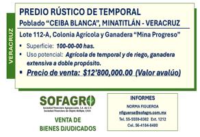 Foto de inmueble en CEIBA BLANCA LOTE 112-A #s/nInt. -, Col. El Progreso C.P. 96904, Minatitlán
