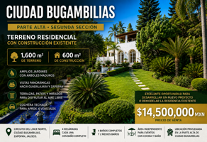Foto de inmueble en Cto. del Lince Nte. 500, Ciudad Bugambilias, 45237 Zapopan, Jal. #500, Col. Vistas del Sol C.P. 45237, Zapopan