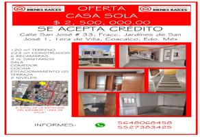 Foto de inmueble en San jose  #33, Col. Jardines de San José 1a Secc C.P. 55716, Coacalco de Berriozábal