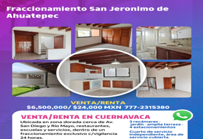 Foto de inmueble en Cazahuate 8, San Jeronimo de Ahuatepec, 62343 Cuernavaca, Mor. #8, Col. San Jerónimo Ahuatepec C.P. 62343, Cuernavaca