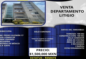 Foto de inmueble en Calle Pedro Guzmán 17, Lomas de San Lorenzo, 52975 Cdad. López Mateos, Méx. #17, Col. Rincón de la Montaña C.P. 52975, Atizapán de Zaragoza