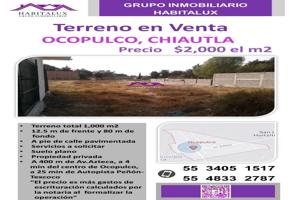 Foto de inmueble en Avenida Azteca #s/n, Col. Ocopulco C.P. 56035, Chiautla
