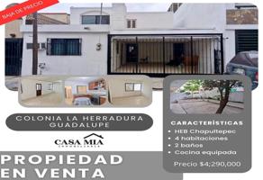 Foto de inmueble en chapultepec y arteaga #s/n, Col. La Herradura C.P. 67140, Guadalupe