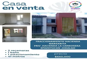 Foto de inmueble en Hacienda Margarita #380, Col. Epazoyucan Centro C.P. 43580, Epazoyucan