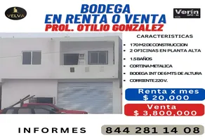 Foto de inmueble en otilio gonzalez #120, Col. Nueva Imagen C.P. 25019, Saltillo