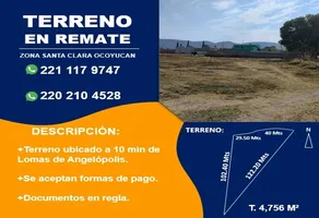 Foto de inmueble en Vicente guerrero #0, Col. Santa Clara Ocoyucan C.P. 72850, Ocoyucan