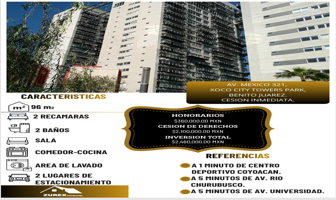 Foto de inmueble en Av. México Coyoacán 321-B 1303, Xoco, Benito Juárez, 03330 Ciudad de México, CDMX #321, Col. Xoco C.P. 03330, Benito Juárez