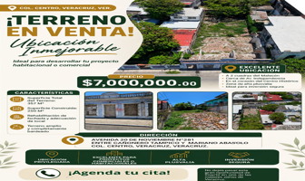 Foto de inmueble en 20 de Noviembre, 94487 Ver. #s/n, Col. Veracruz Centro C.P. 91700, Veracruz