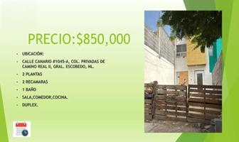 Foto de inmueble en Canario #1045Int. A, Col. Privadas de Camino Real II C.P. 66084, General Escobedo