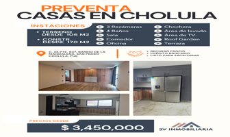 Foto de inmueble en Avenida 25 Poniente & Paso de Cortes, Llanos Sta María, Barrio de Sta Maria Xixitla, 72762 San Pedro, Col. Llanos Santa María C.P. 72762, San Pedro Cholula