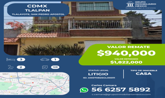 Foto de inmueble en Tlalayote, San Pedro Apostol, Tlalpan, 14070 Ciudad de México, CDMX, Col. San Pedro Apóstol C.P. 14070, Tlalpan