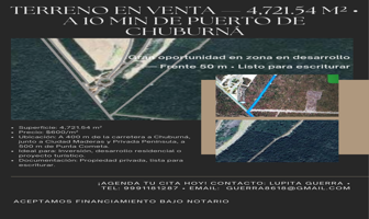 Foto de inmueble en 554W+C9J, 97000 Chuburná Puerto, Yucatán, Col. Privada Garcia Gineres C - 29 C.P. 97000, Mérida