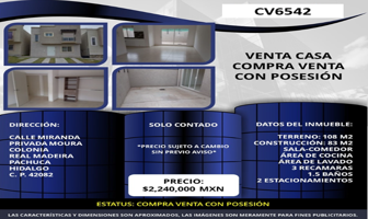 Foto de inmueble en Boulevard Santa Catarina Manzana 1, Real Madeira, 42111 Pachuca de Soto, Hgo. #s/n, Col. Real Madeira C.P. 42082, Pachuca de Soto