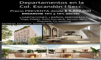 Foto de inmueble en Carlos B. Zetina, Escandón I Secc, Ciudad de México, CDMX #200Int. 404, Col. Escandón I Sección C.P. 11800, Miguel Hidalgo