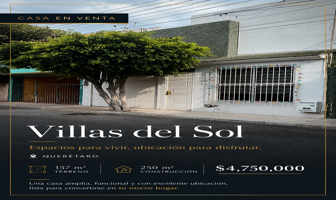 Foto de inmueble en Sierra de Anichapan 133, zona dos extendida, Villas del Sol, 76046 Santiago de Querétaro, Qro. #133, Col. Villas del Sol C.P. 76046, Querétaro