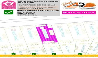 Foto de inmueble en Lote San Diego 91 Mz XVI Fraccionamiento Rancho San Diego Ed #91 XVI, Col. El Salitre C.P. 51924, Ixtapan de la Sal