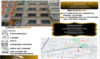 Foto de inmueble en Av. Cuauhtémoc 502, Narvarte Poniente, Benito Juárez, 03020 Ciudad de México, CDMX #502, Col. Esperanza C.P. 03020, Benito Juárez