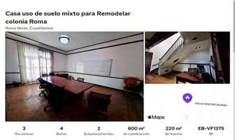 Foto de inmueble en C. Querétaro, Roma Nte., 06700 Ciudad de México, CDMX, Col. Roma Norte C.P. 06700, Cuauhtémoc