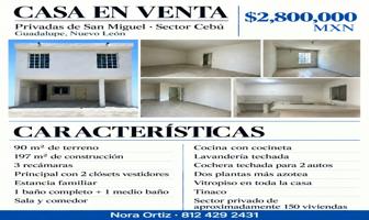Foto de inmueble en Iglesias , Col. Privada San Miguel C.P. 67130, Guadalupe