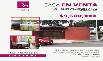 Foto de inmueble en Av. Luis Cabrera, San Jerónimo Lídice, Ciudad de México, CDMX, Col. San Jerónimo Lídice C.P. 10200, La Magdalena Contreras