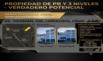 Foto de inmueble en Calz. Ticomán 206, Lindavista, Gustavo A. Madero, 07300 Ciudad de México, CDMX #206, Col. Lindavista Norte C.P. 07300, Gustavo A. Madero