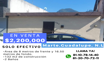 Foto de inmueble en Corregidora 482, Marte, 67144 Guadalupe, N.L. #482, Col. Marte C.P. 67144, Guadalupe