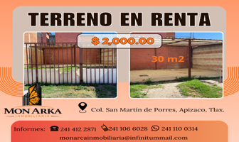 Foto de inmueble en Marcial Aguila, San Martín de Porres, 90337 Cdad. de Apizaco, Tlax. #s/n, Col. San Martin de Porres C.P. 90337, Apizaco
