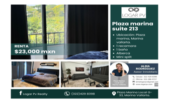 Foto de inmueble en Plaza Marina, Marina Vallarta, 48335 Puerto Vallarta, Jal. #213, Col. Villa las Flores C.P. 48335, Puerto Vallarta