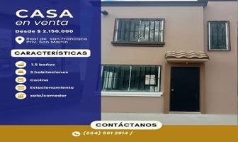 Foto de inmueble en Priv. San Martin 7614, Francisco Villa 2da Secc, 22236 Tijuana, B.C. #7614, Col. Real de San Francisco C.P. 22236, Tijuana