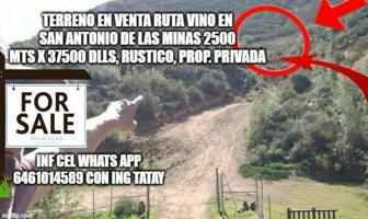 Foto de inmueble en TERRENO EN VENTA VALLE DE GUADALUPE SECCION SAN ANTONIO 2500 #s/n, Col. San Antonio de Las Minas C.P. 22766, Ensenada