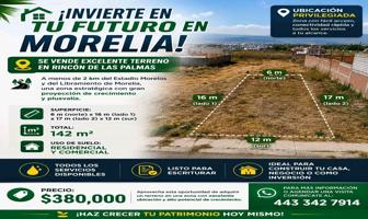 Foto de inmueble en Los Llanos, 58149 Morelia, Michoacán #s/n, Col. Mirador Del Quinceo C.P. 58149, Morelia