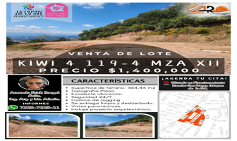 Foto de inmueble en Lote Kiwi 4 Mza XIII Fraccionamiento Rancho San Diego #s/n, Col. Rancho San Diego C.P. 51924, Ixtapan de la Sal